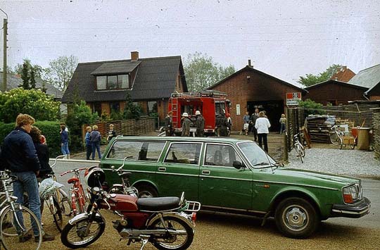 Brand i Egå Auto - 1983